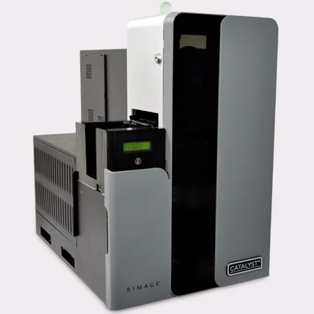 Rimage 6000N - rimage catalyst 6000n thermische cd dvd productie robot disks printen